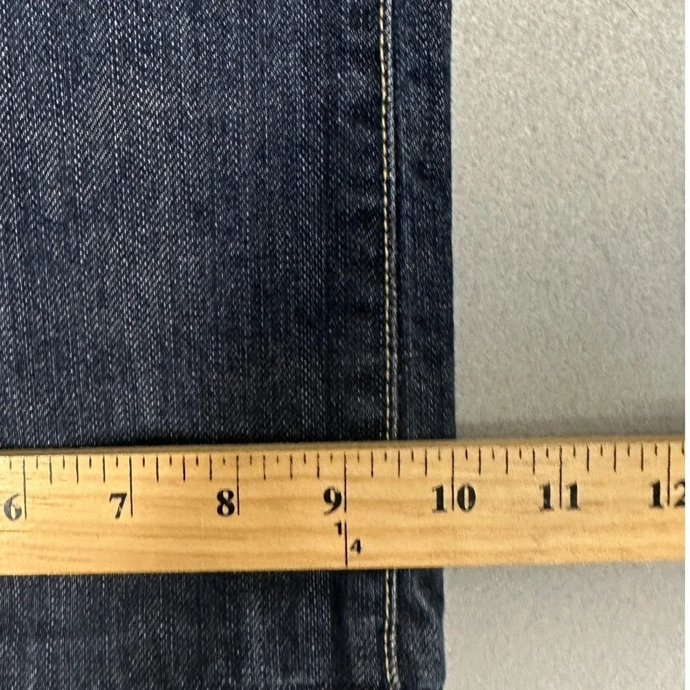 7 For All Mankind Jeans Mens 38 Blue Relaxed Fit Dark Wash Denim Made In USA